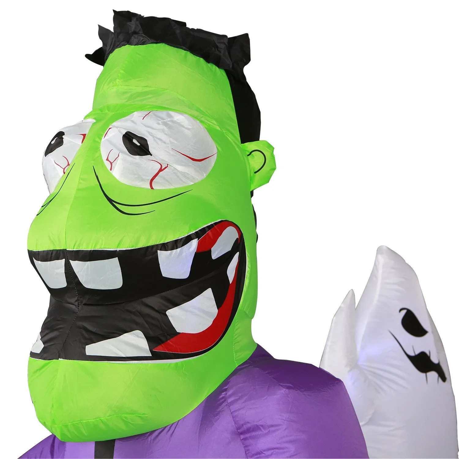 10 ft Long Runaway Graveyard Train Halloween Inflatable