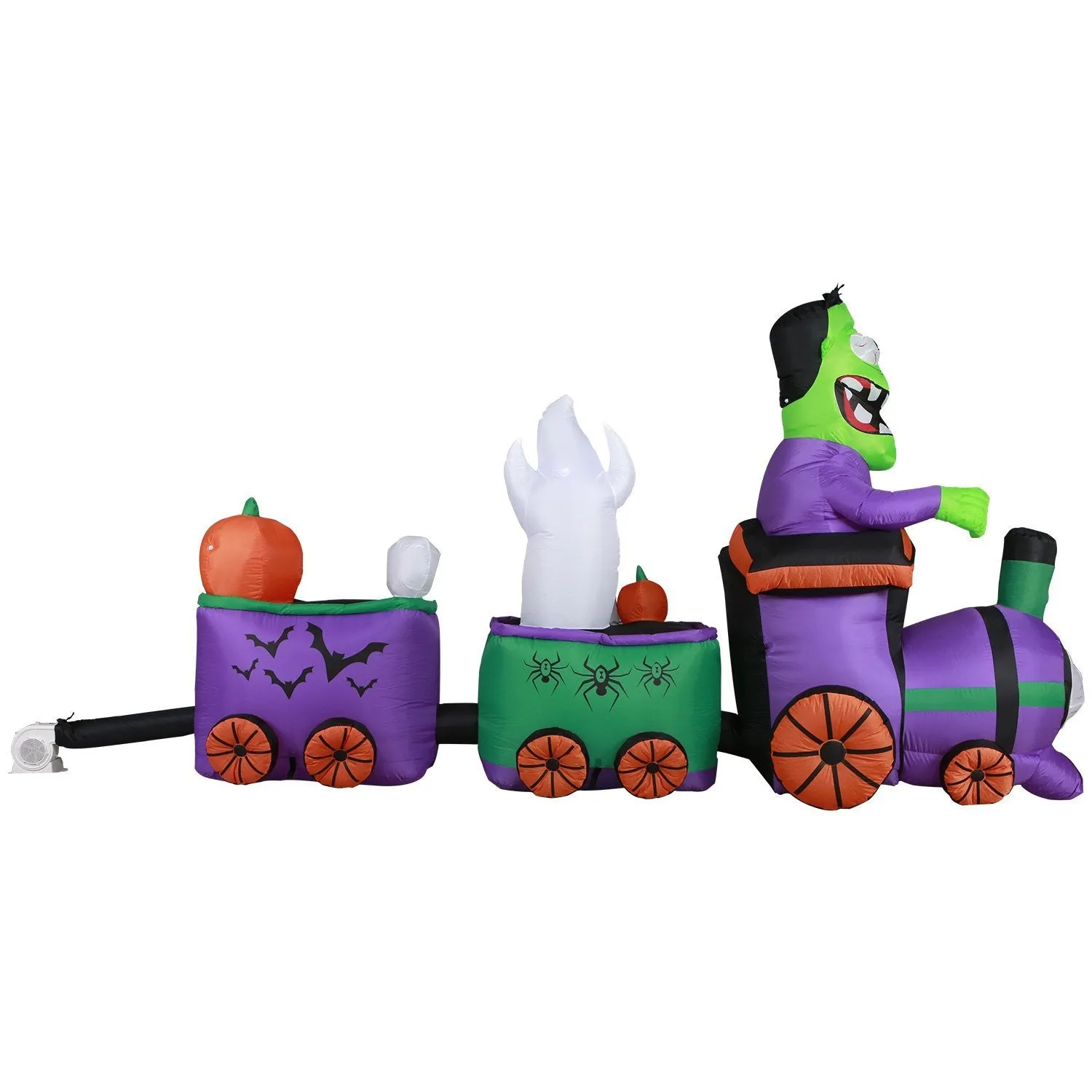10 ft Long Runaway Graveyard Train Halloween Inflatable