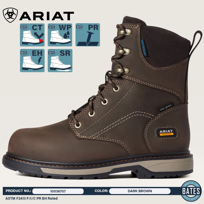 10036707 Ariat Women's RIVETER WP/CT Work Boots