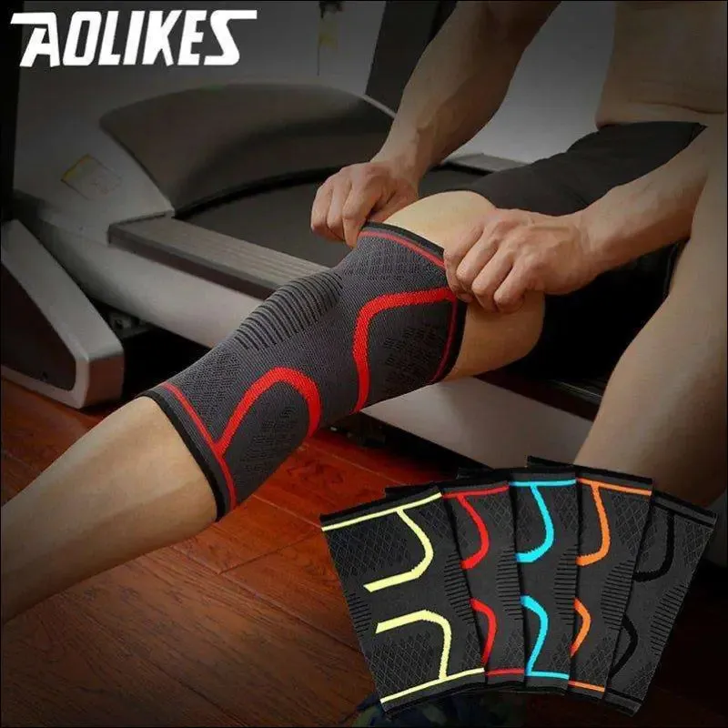 1pcs fitness running cycling compression knee sleeve