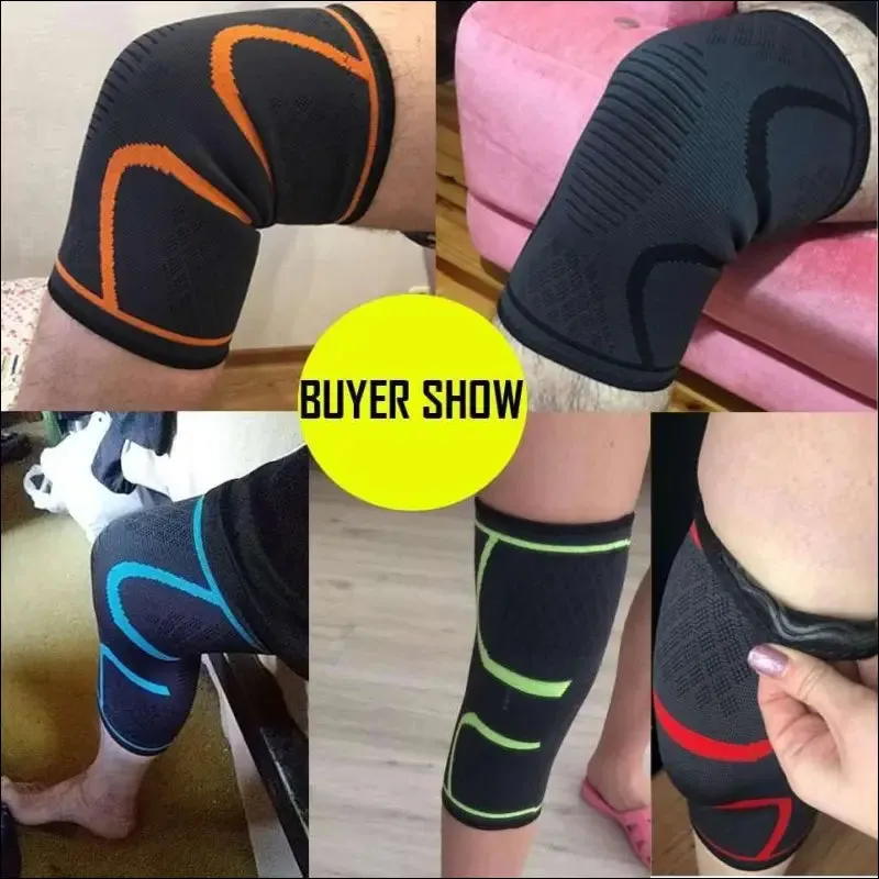 1pcs fitness running cycling compression knee sleeve