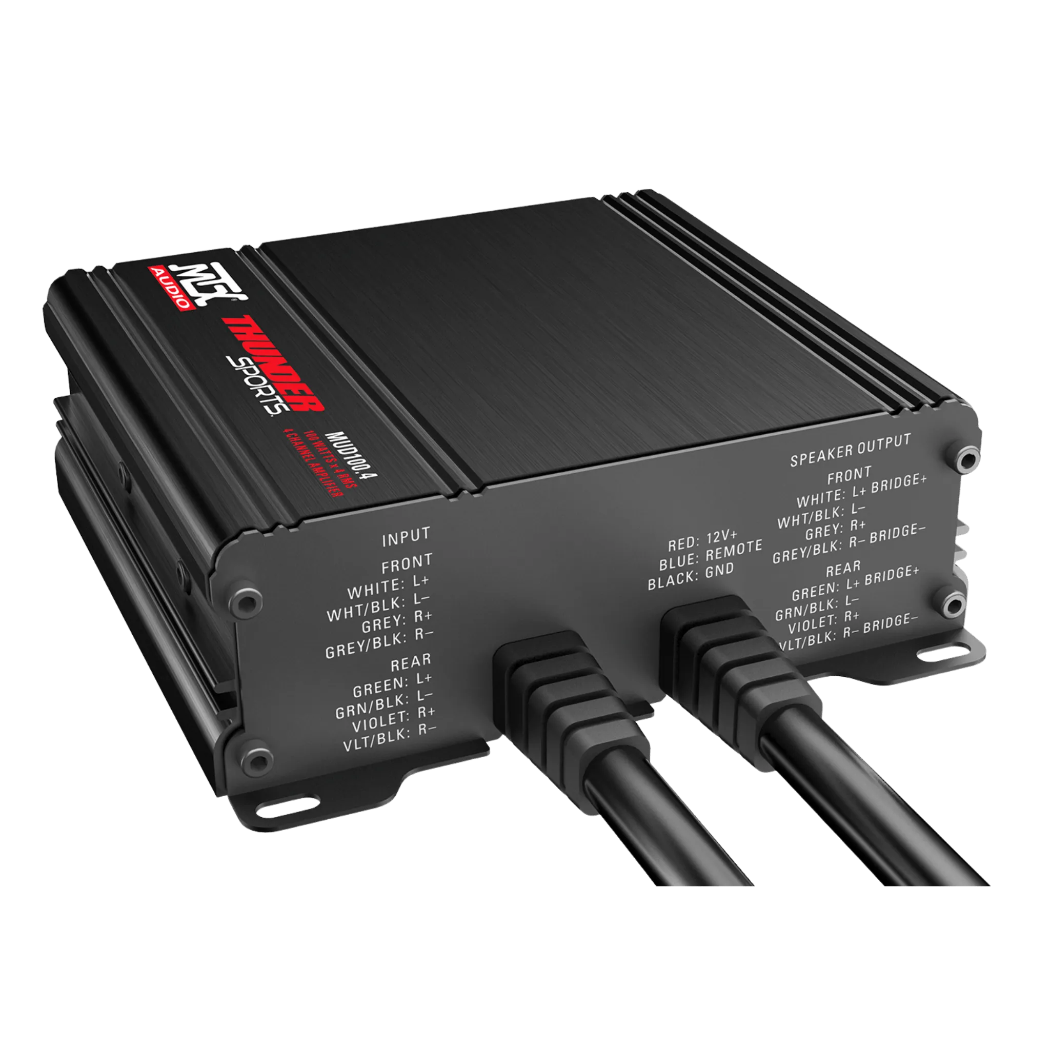 400-Watt RMS 4-Channel Powersports Amplifier