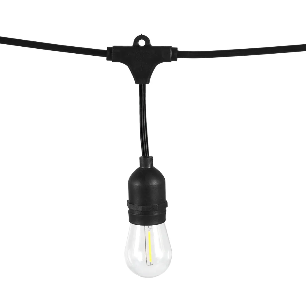 40M Festoon String Lights Xmas Wedding Party Waterproof Garden Outdoor
