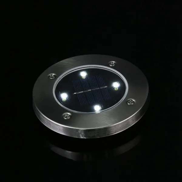 5/8/12LED Solar Power Buried Light Under Ground Lamp Outdoor Path Way Garden Lawn Yard Outdoor Lighting
