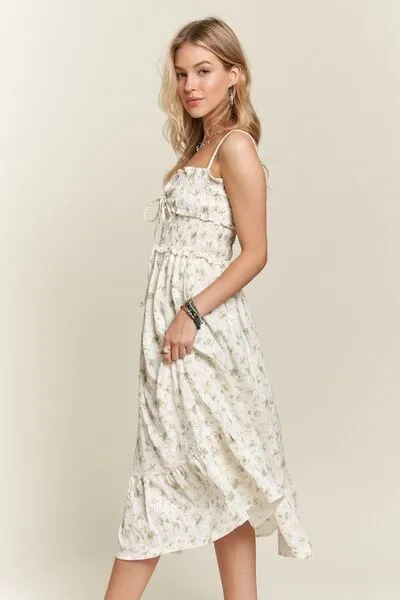 ADORA Floral Sweetheart Neck Cami Dress
