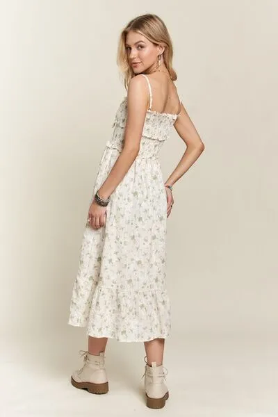 ADORA Floral Sweetheart Neck Cami Dress