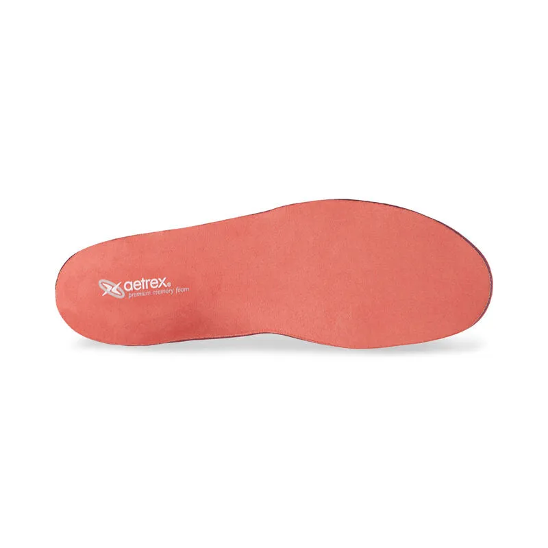 Aetrex Womens Premium Memory Foam Posted Orthotics- Metatarsal Support (L2325W)