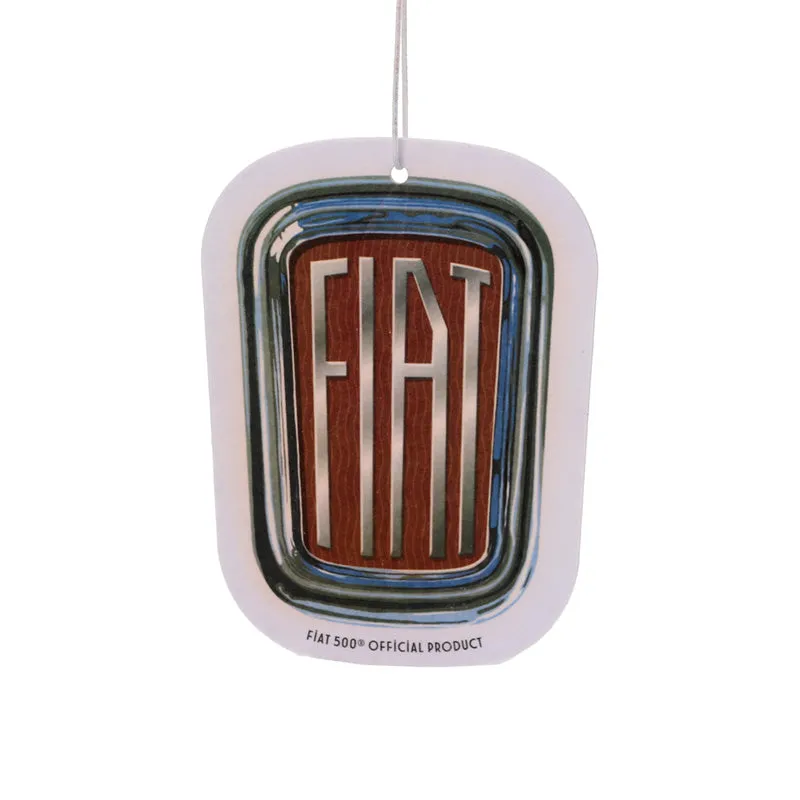 Air Freshener - Lemon Scented Fiat 500 Mountain Scene
