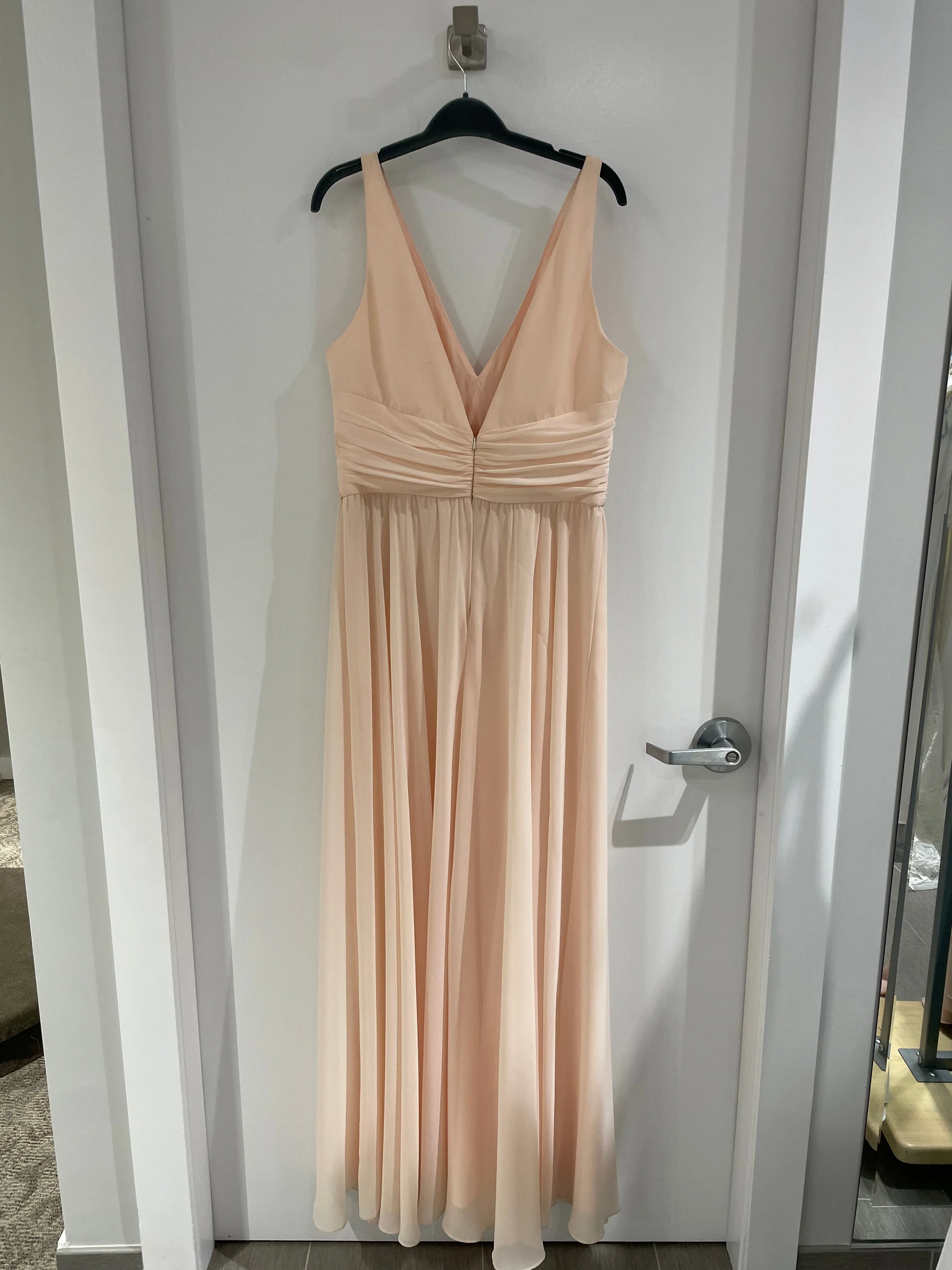 Amsale Bridesmaid "Justine" in Bellini Size 14