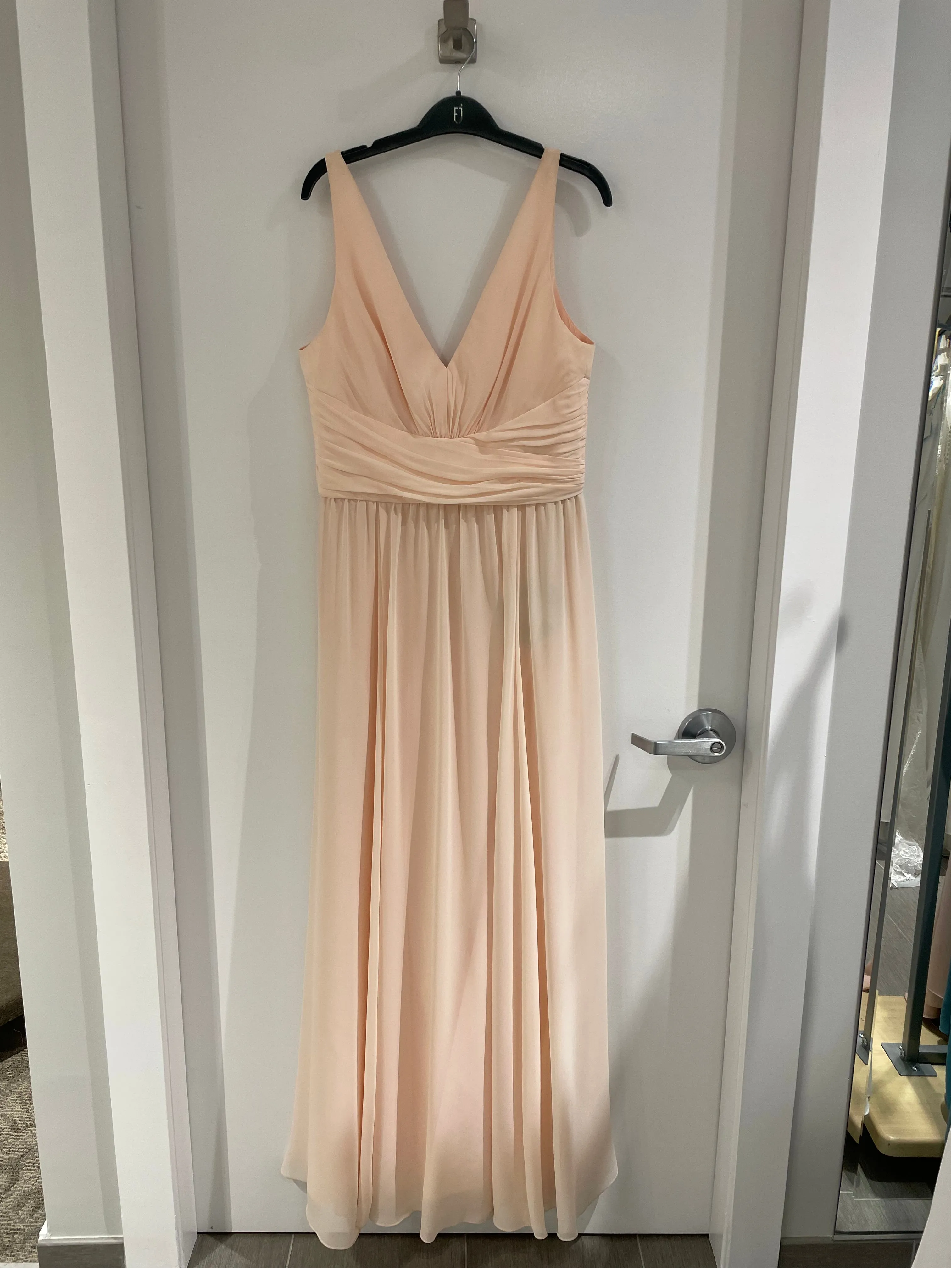 Amsale Bridesmaid "Justine" in Bellini Size 14