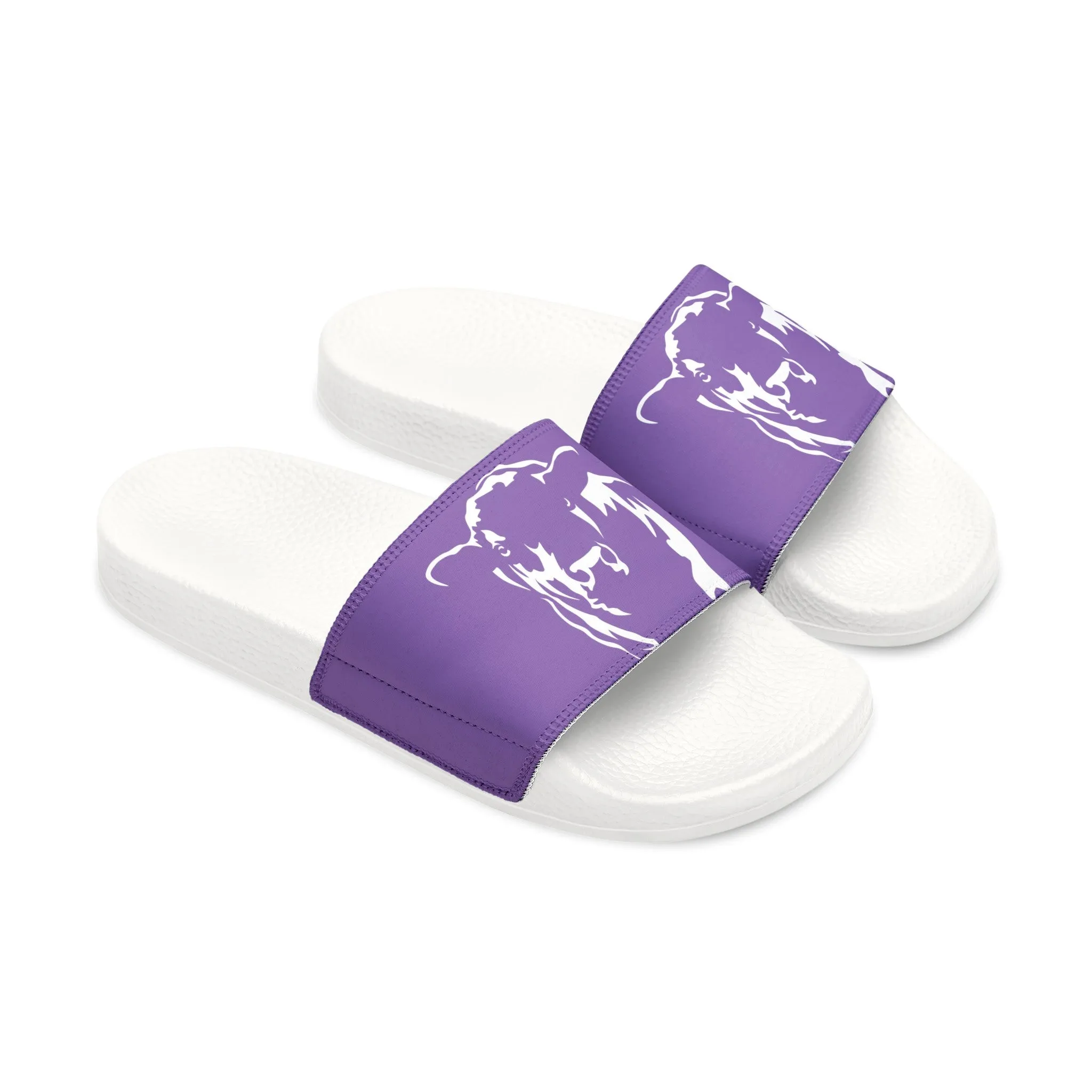 Angus Sandal, Angus Slides, Women's PU Slide Sandals, Est Beef, Support Beef