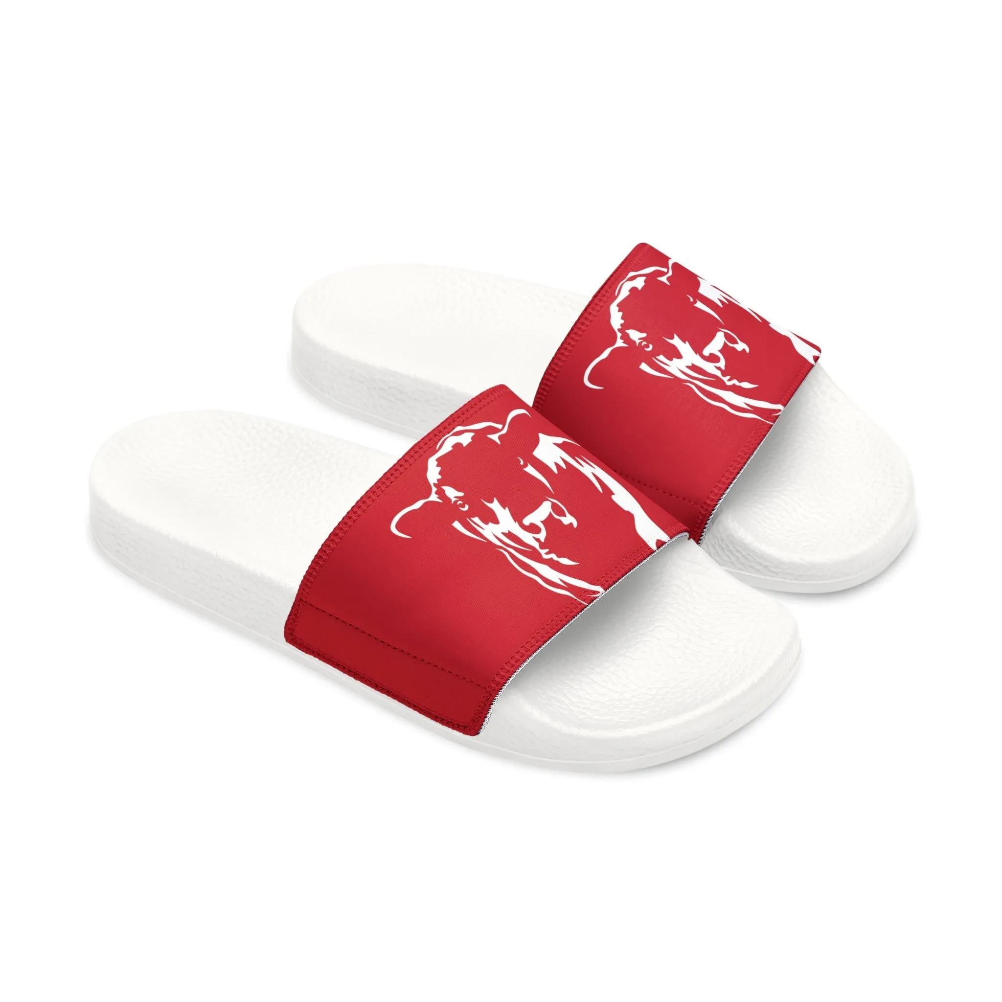 Angus Sandal, Angus Slides, Women's PU Slide Sandals, Est Beef, Support Beef