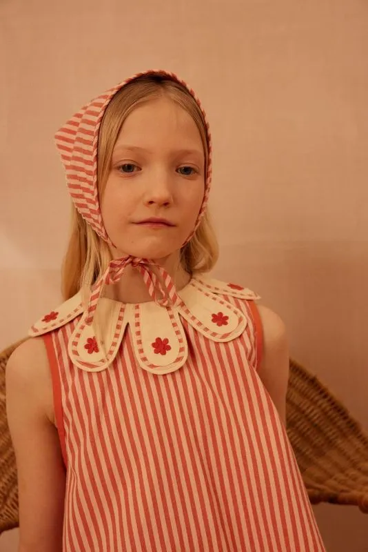 Apolina Flora Dress || Mayols Stripe