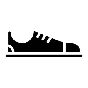 Approach Shoes Glyph Icon