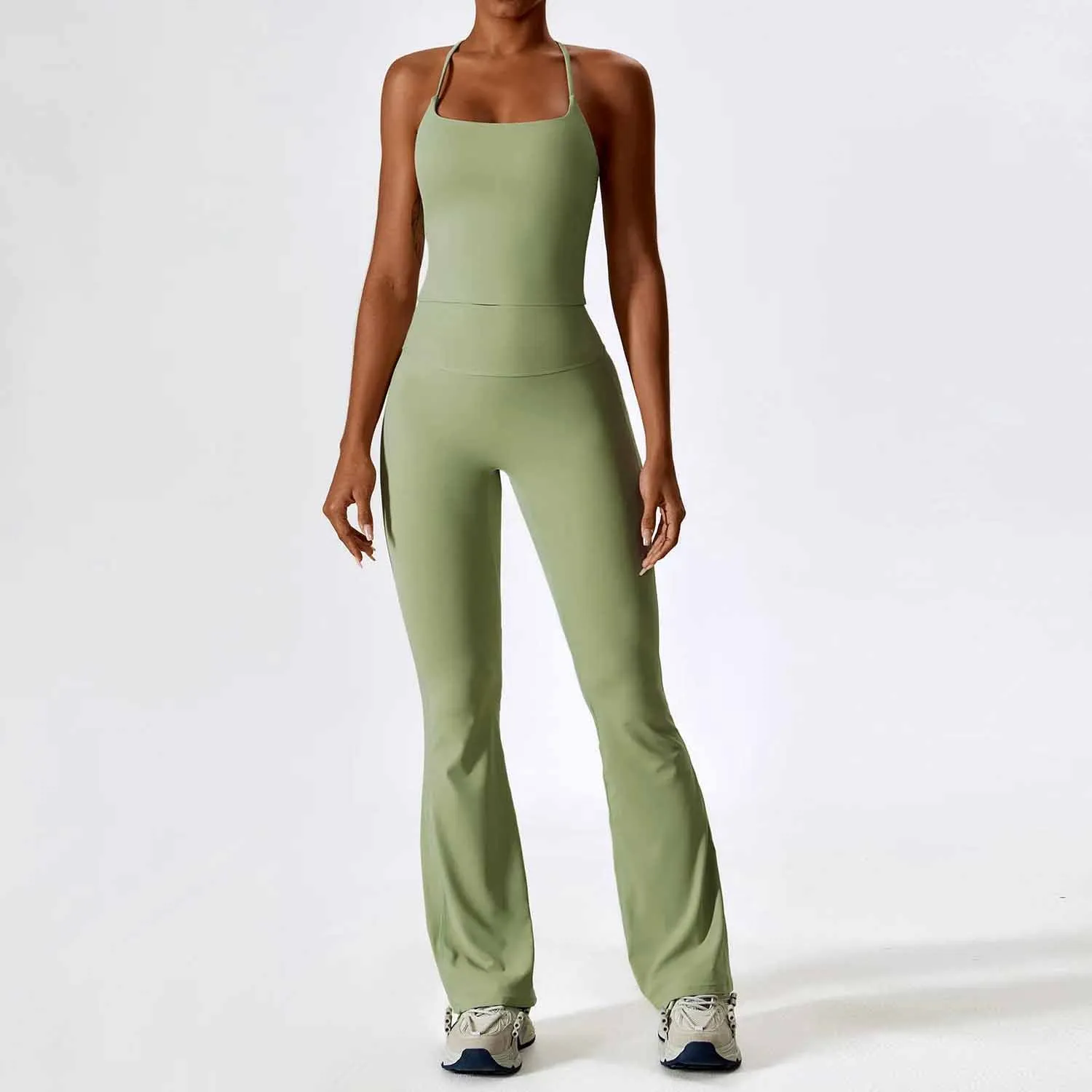 Athletic Elegance - Seamless Yoga & Workout Performance Set