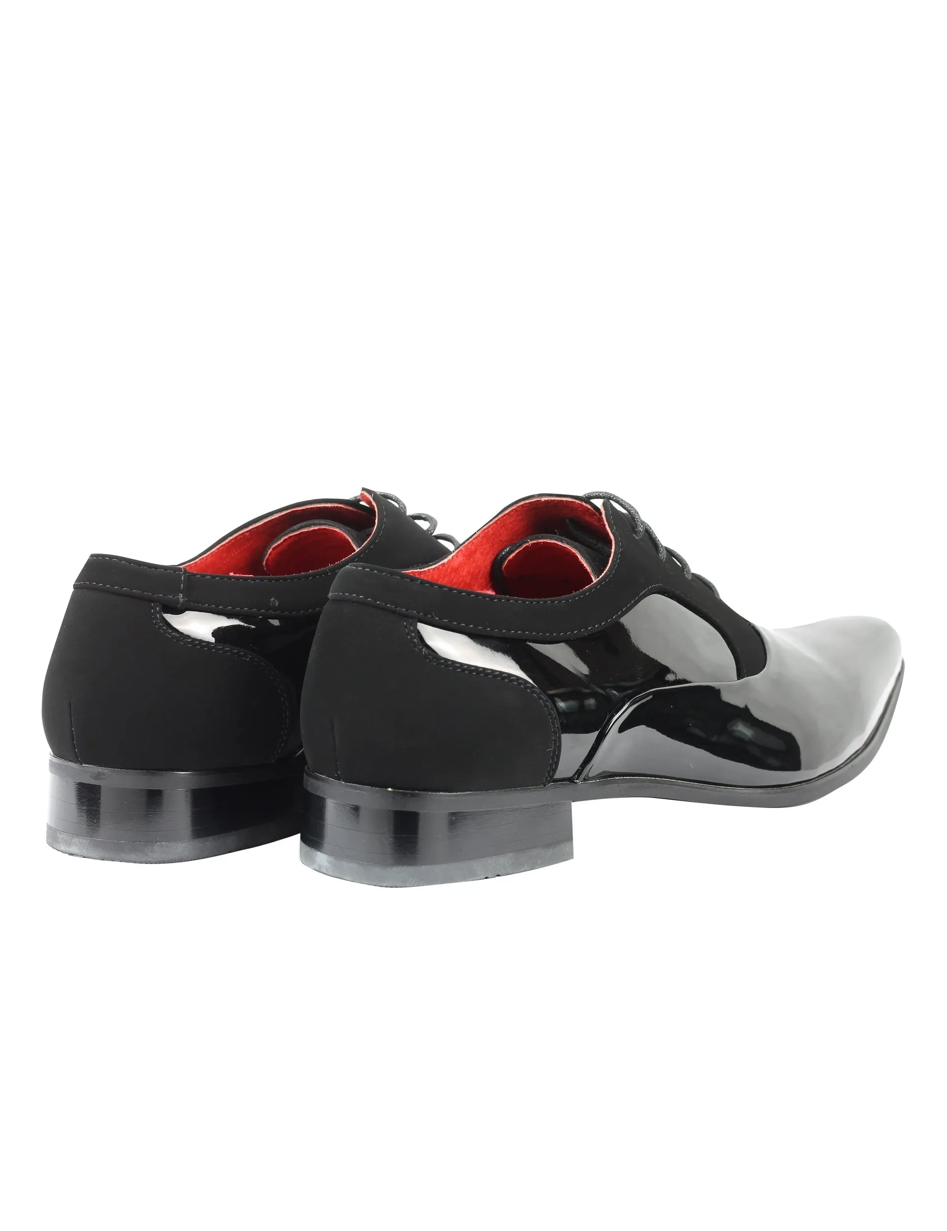 BLACK PATENT LEATHER WEDDING SHOES