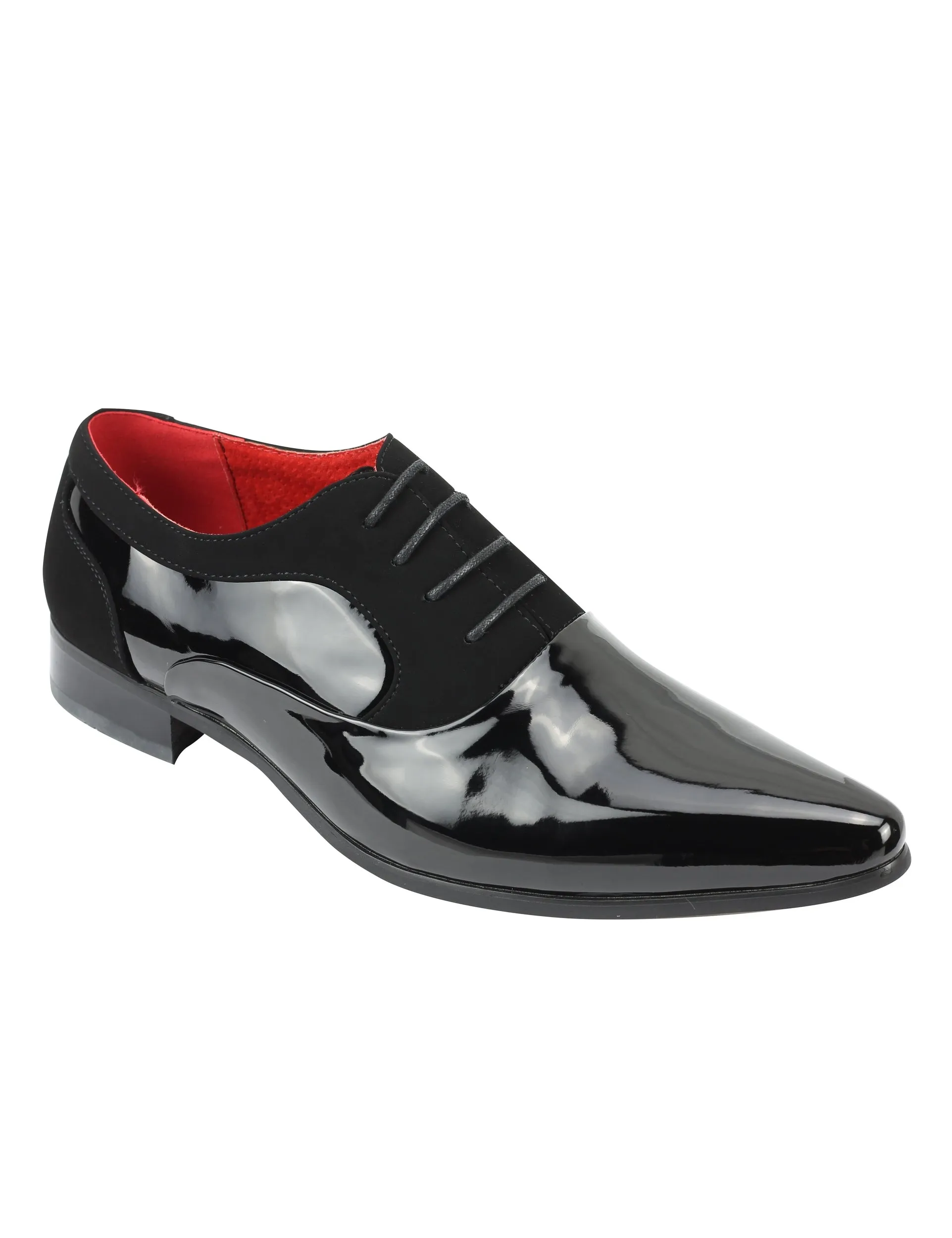 BLACK PATENT LEATHER WEDDING SHOES