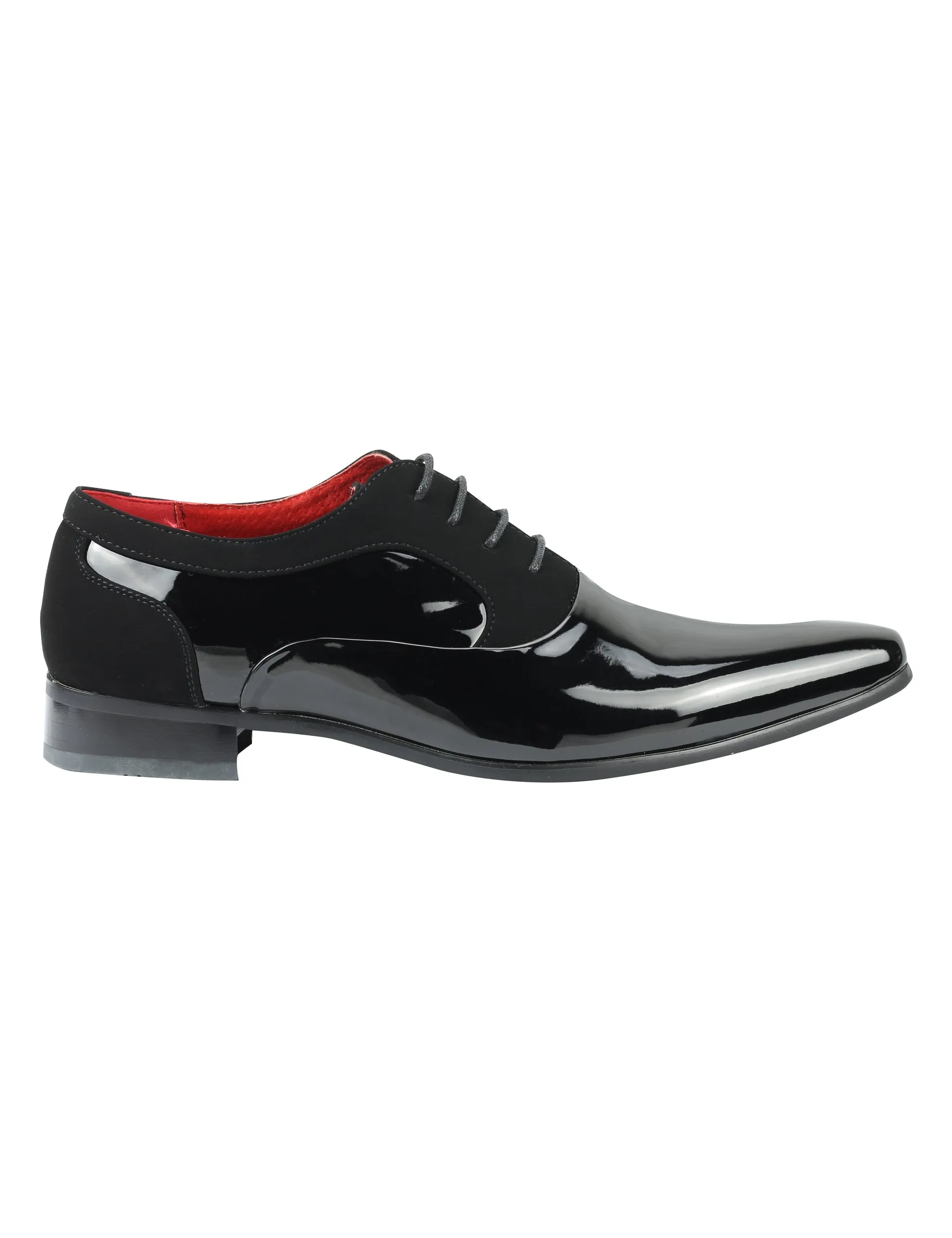BLACK PATENT LEATHER WEDDING SHOES