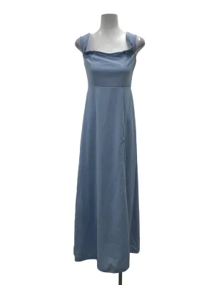 Blue Halter Strap Dress