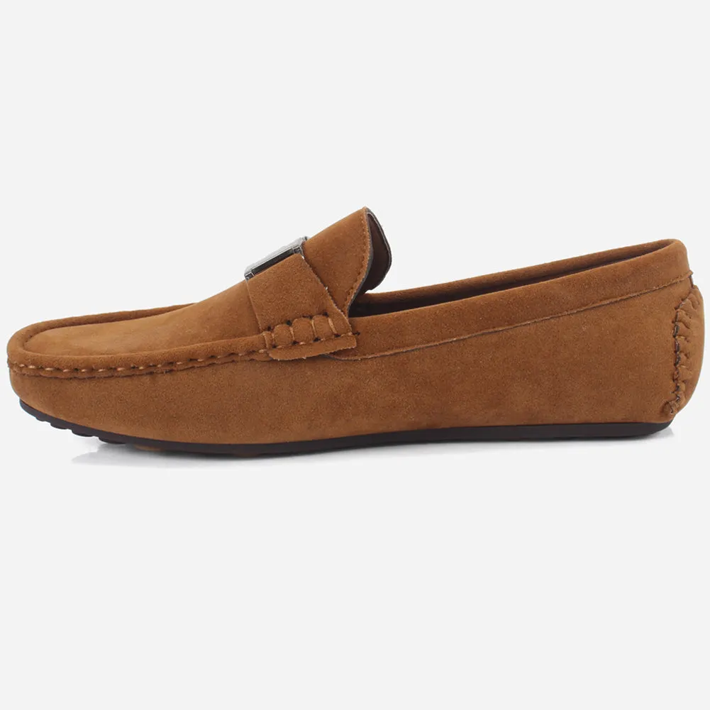 Boys "KASHI" Buckle Slip-ons Moccasins