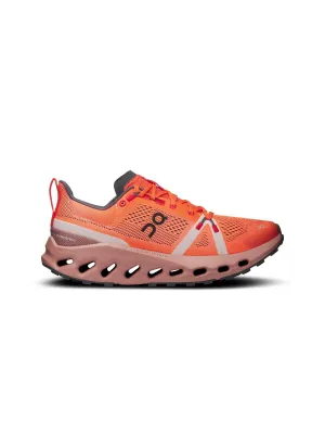Buty damskie trailowe ON RUNNING W Cloudsurfer Trail pomarańczowe