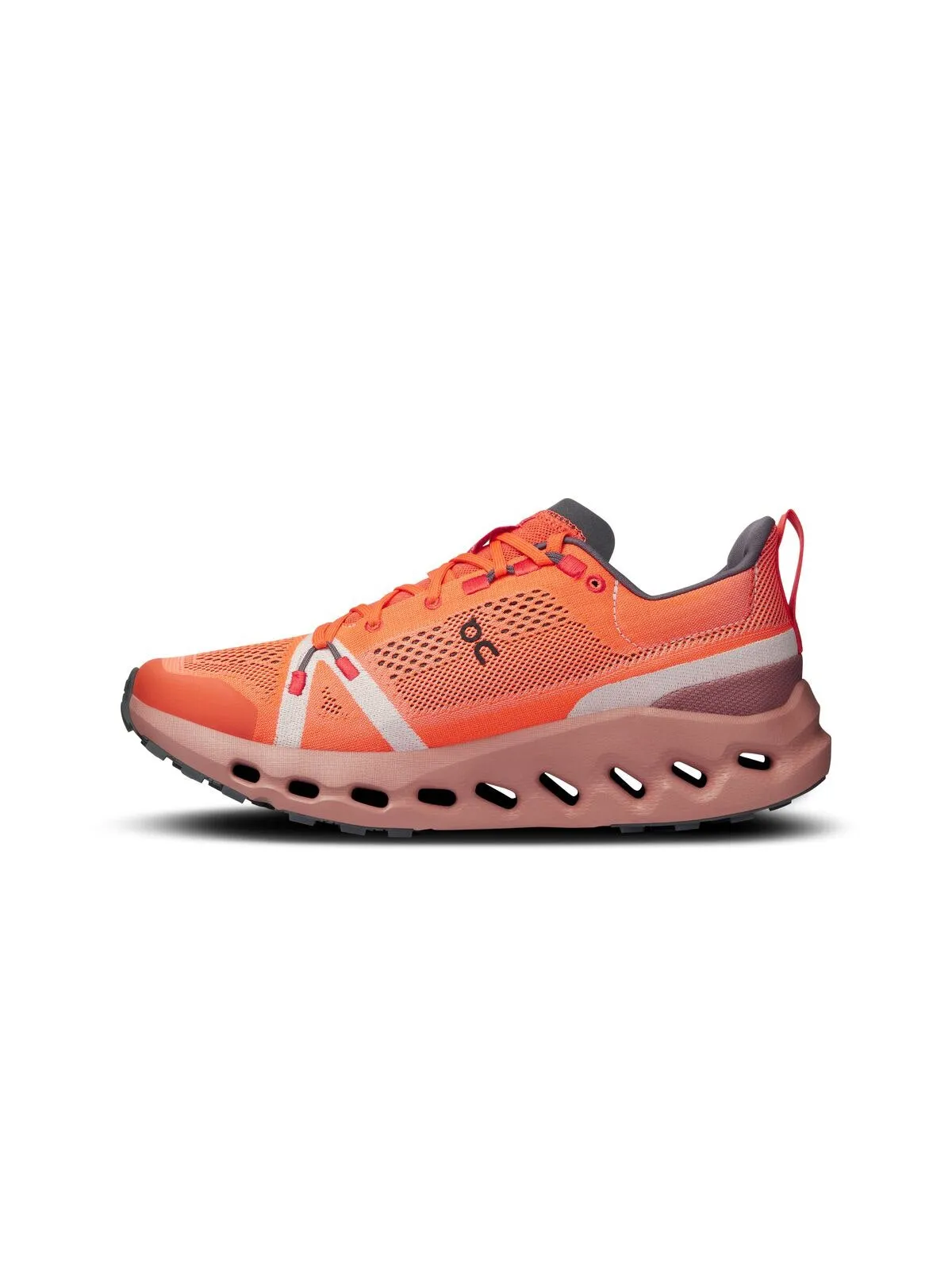 Buty damskie trailowe ON RUNNING W Cloudsurfer Trail pomarańczowe