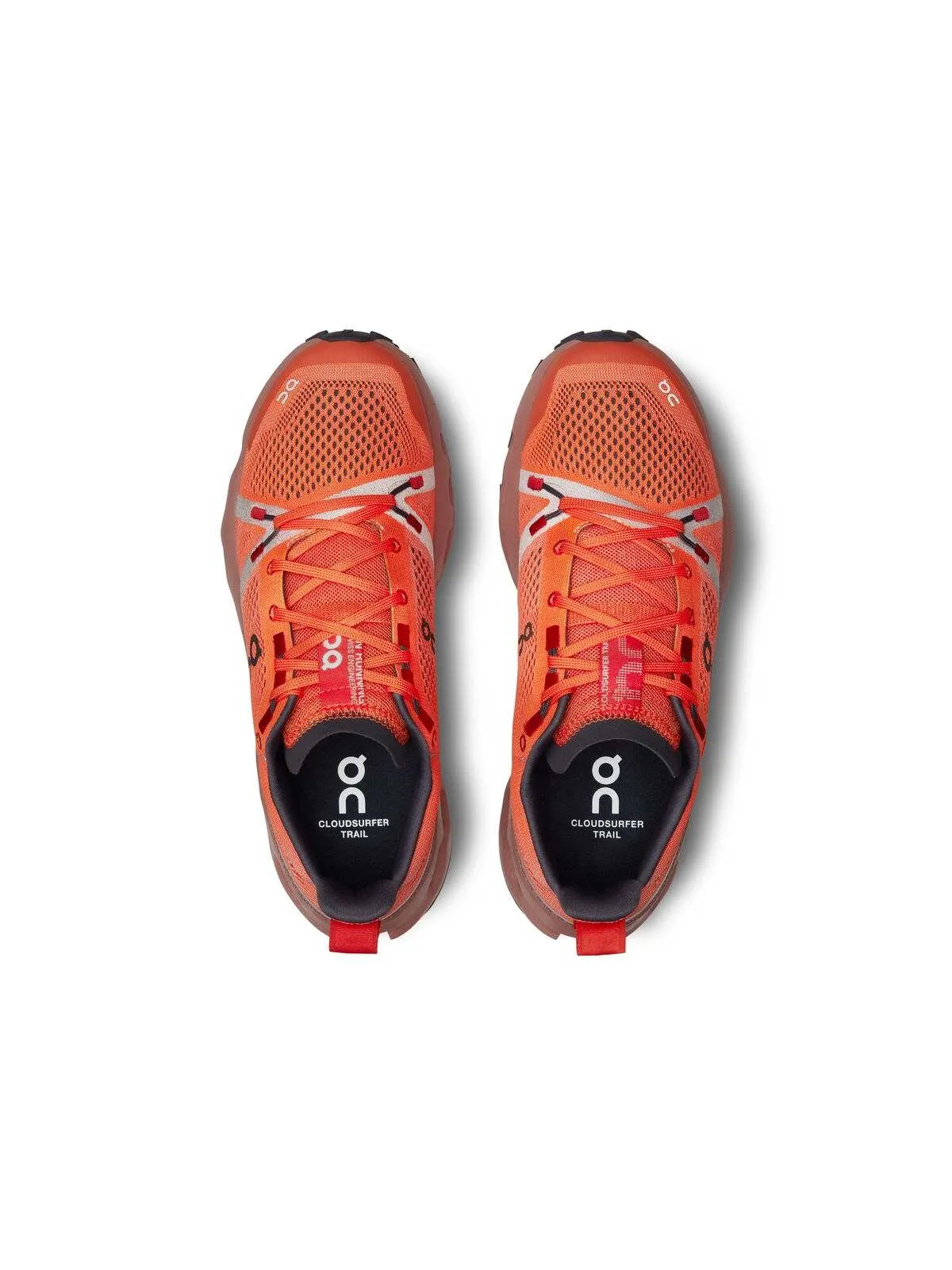 Buty damskie trailowe ON RUNNING W Cloudsurfer Trail pomarańczowe
