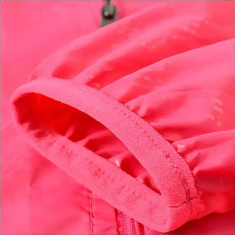 Camping rain jacket - waterproof sun protection windbreaker