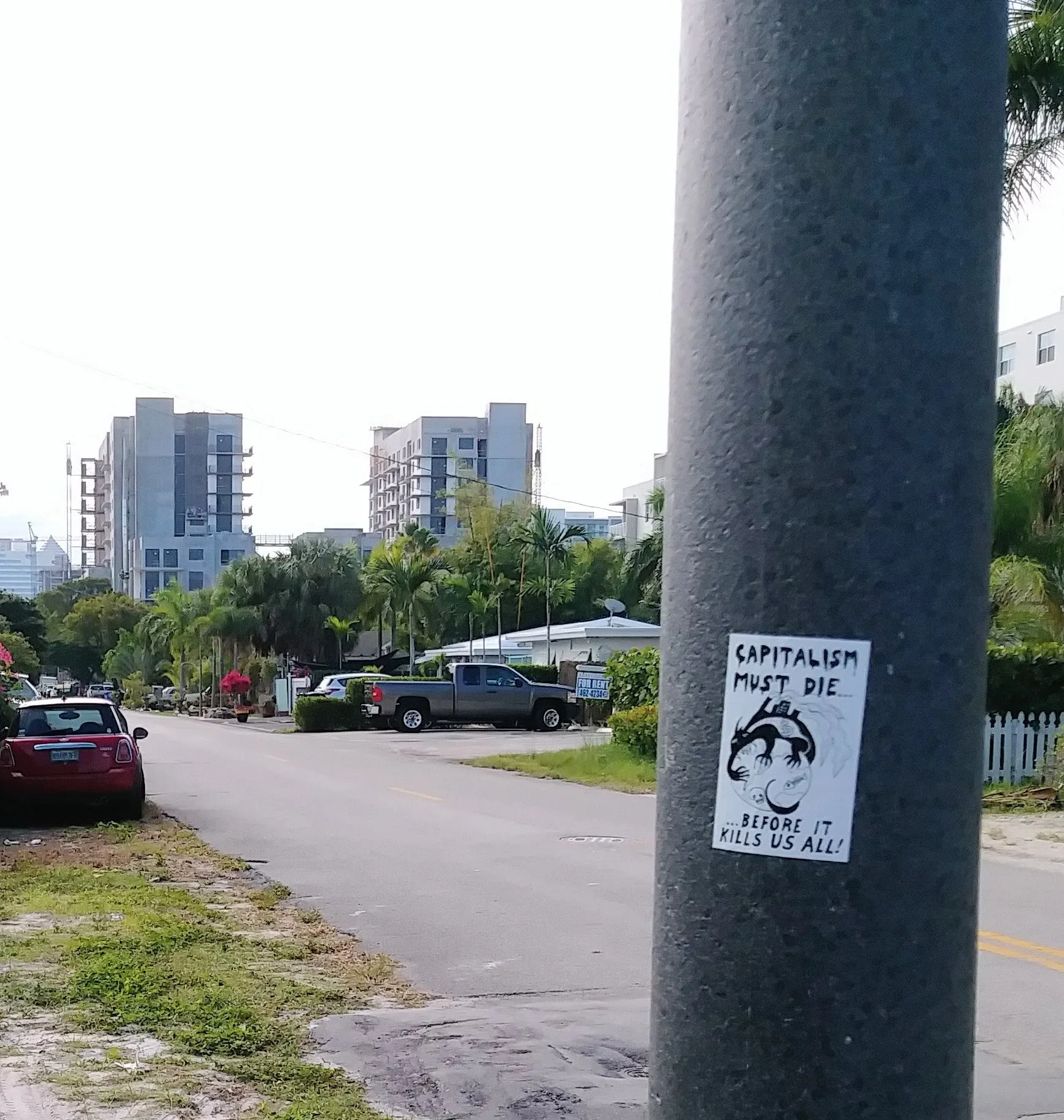 Capitalism Must Die stickers
