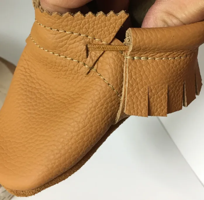 Caramel Baby Moccasins