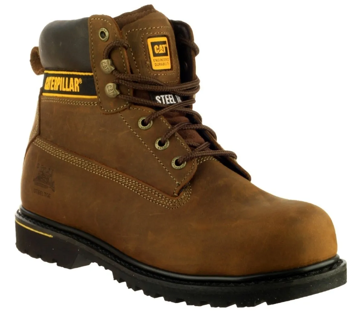 Caterpillar Holton SRC Goodyear Welted Safety Boots