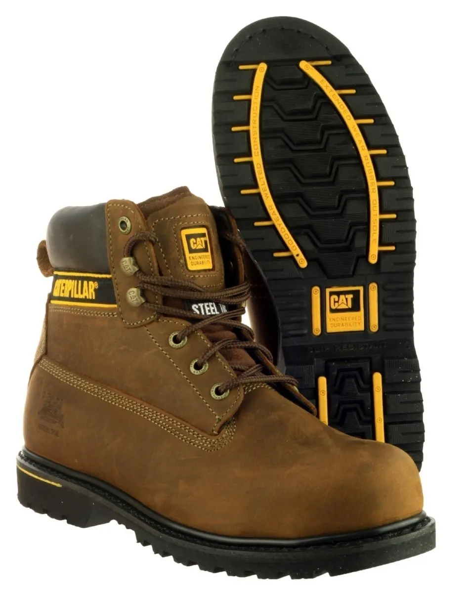 Caterpillar Holton SRC Goodyear Welted Safety Boots