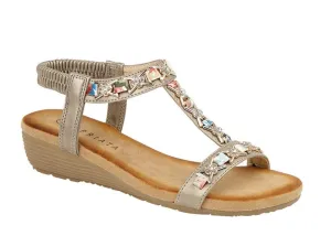 Cipriata L072FS Womens Jewelled Sandal