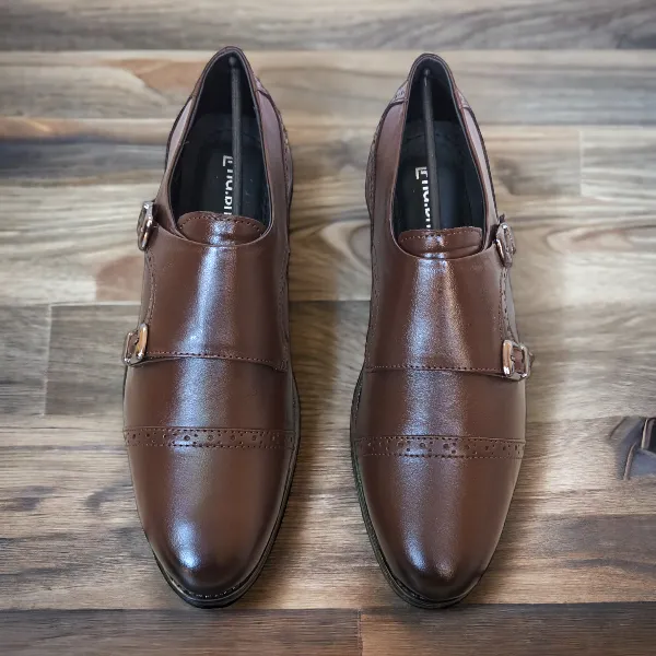 Clark Brown Monk Shoe