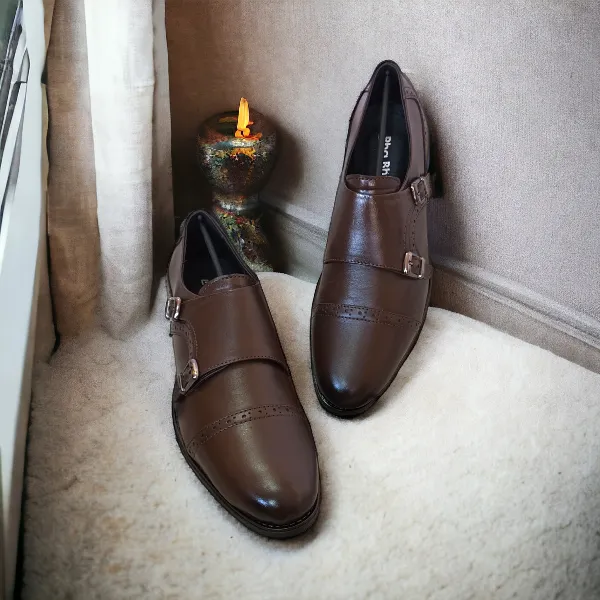 Clark Brown Monk Shoe