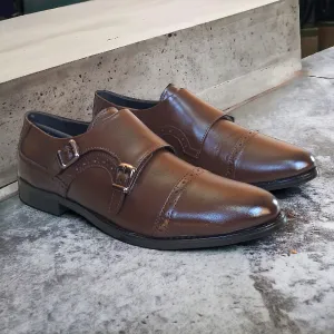 Clark Brown Monk Shoe