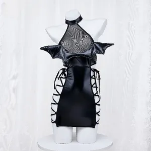 Cosplay Devil Strap Dress AN0004