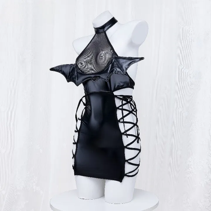 Cosplay Devil Strap Dress AN0004