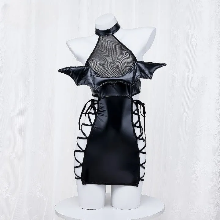 Cosplay Devil Strap Dress AN0004