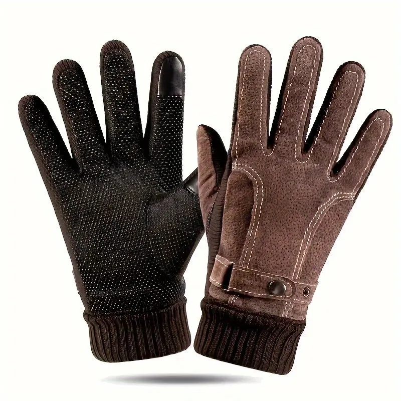 [Customer Favorite] Touchscreen-Compatible Knit Gloves - Warm, Windproof for Winter Sports: Running, Cycling, Hiking, Driving & Skiing