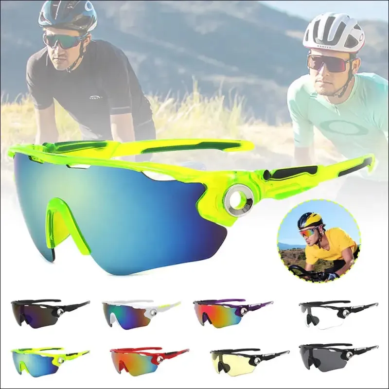 Cycling eyewear 8 clolors outdoor sports sunglasses men women cycling glasses mtb glasses road