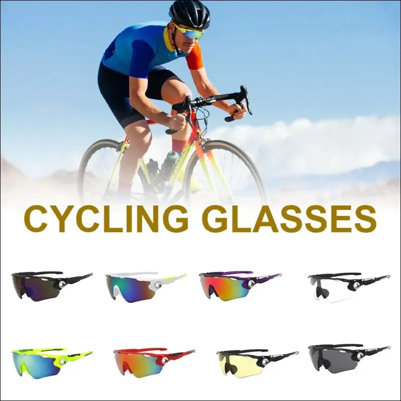 Cycling eyewear 8 clolors outdoor sports sunglasses men women cycling glasses mtb glasses road