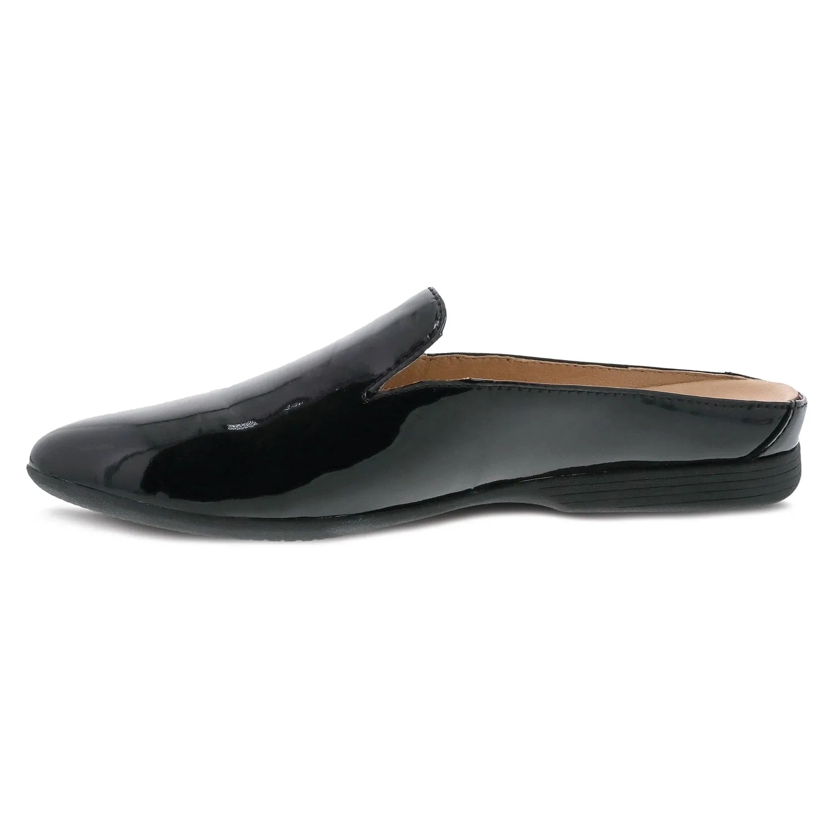 DANSKO LEXIE BLACK PATENT MULE