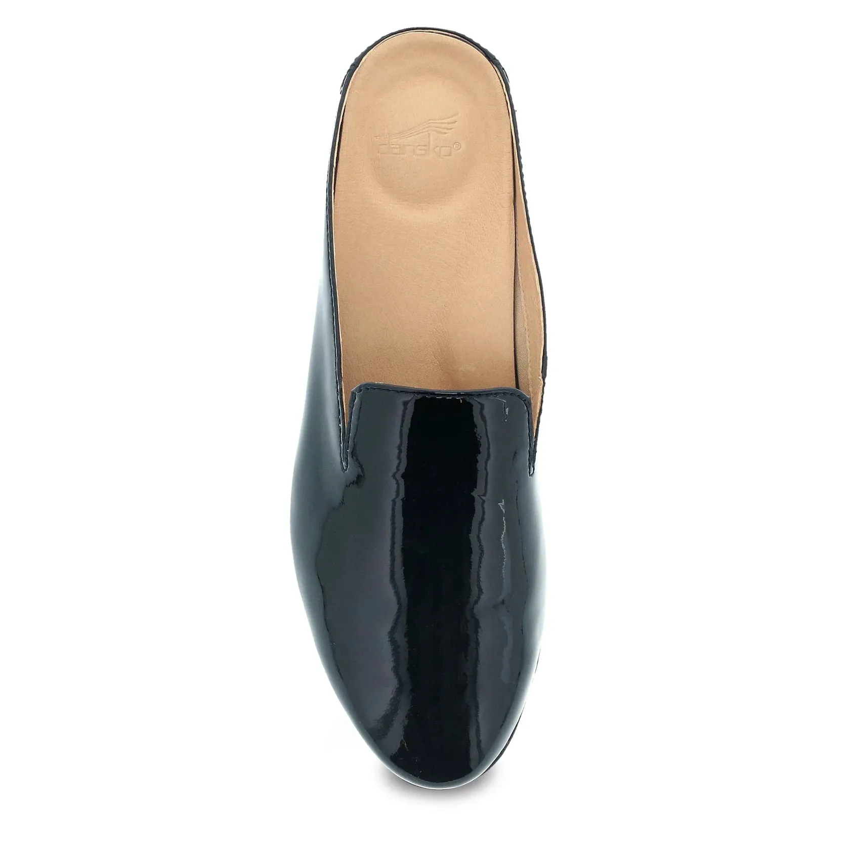 DANSKO LEXIE BLACK PATENT MULE
