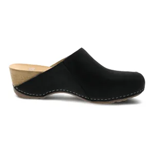 Dansko Women's Talulah Black Milled Nubuck Leather 1712101600