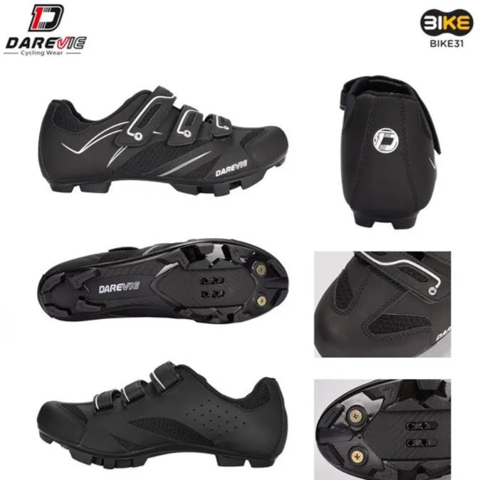 Darevie DVS004 Cycling Bicycle Bike MTB Shoes 2021 with Velcro / Blue / Black (Size 39 - 44)