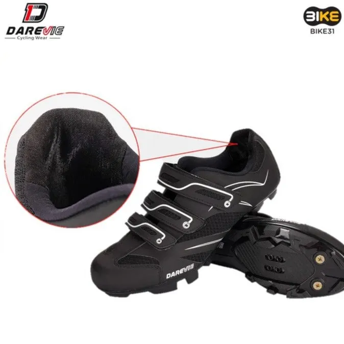 Darevie DVS004 Cycling Bicycle Bike MTB Shoes 2021 with Velcro / Blue / Black (Size 39 - 44)