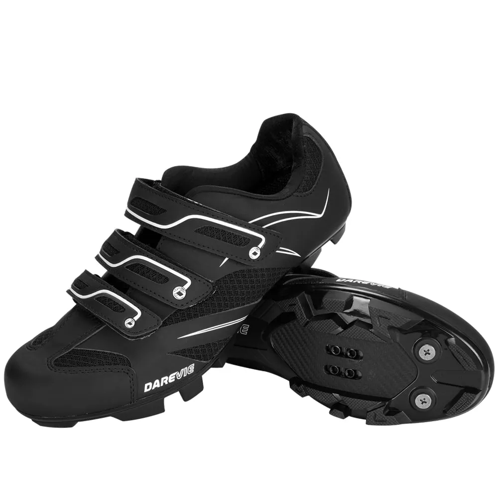 Darevie DVS004 Cycling Bicycle Bike MTB Shoes 2021 with Velcro / Blue / Black (Size 39 - 44)