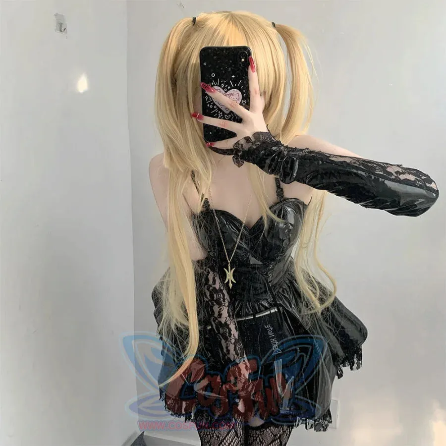 Death Note Amane Misa Cosplay Costume Patent Leather Version C01127