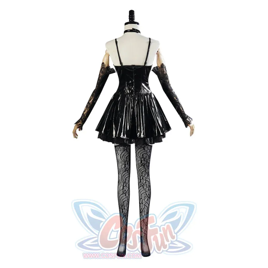 Death Note Amane Misa Cosplay Costume Patent Leather Version C01127